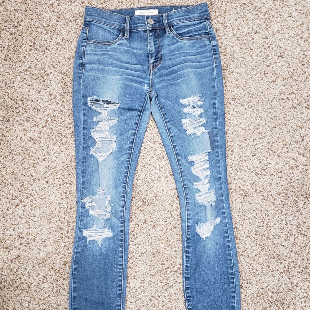 Pacsun Super stretch ripped jeggings